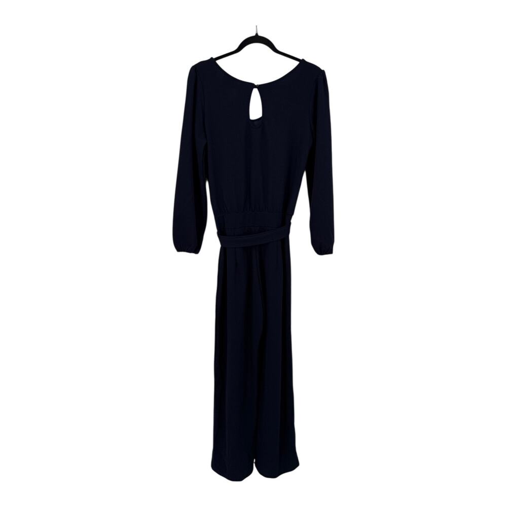 Nikki Lund Jumpsuit Aileen long sleeve blue size Medium M - Picture 5 of 9